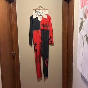 Harley Quinn Zentai Bodysuit Cosplay Size M